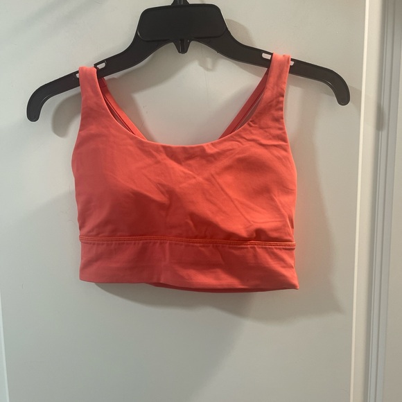 Lululemon Coral Sports Bra Size 6 Like New Condition - Picture 1 of 4